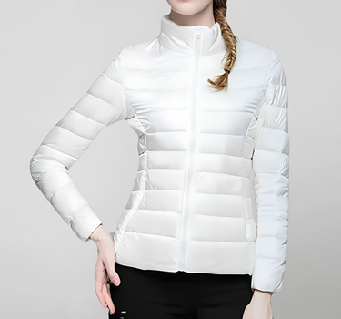 Doudoune Légère sans Capuche Blanche pour Femme - Axia