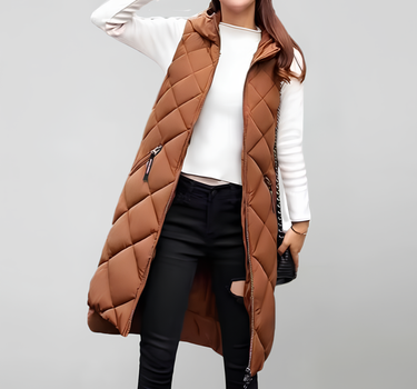 Doudoune Sans Manche à Capuche pour femme - Zhara