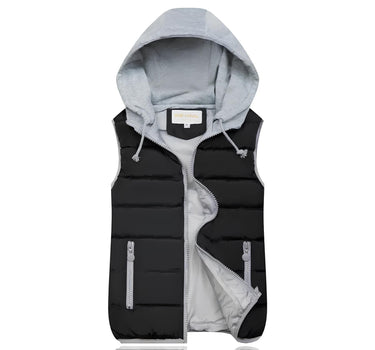 Doudoune Sans Manche Légère à Capuche pour Femme - Saly