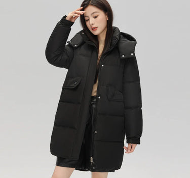 Doudoune Mi-Longue pour Femme à Capuche - Tinsley