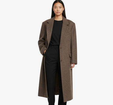 Trench Long en Laine - ELINE