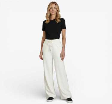 Pantalon Large Femme Laine Style Décontracté -  Zoe