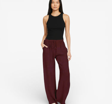 Pantalon en Lin Femme Oversize - HARA