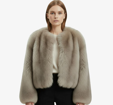 Manteau Fourrure Court Femme Chic et Confort - YELENA