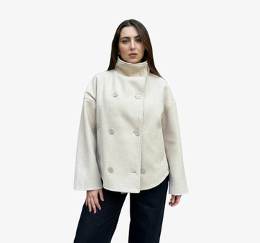 Wollmantel mit Kragen für Damen - ROXI