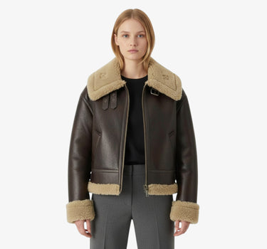 Veste Polaire en Cuir pour Femme - ZOE