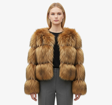 Manteau Fourrure Femme Style Renard - FOXY