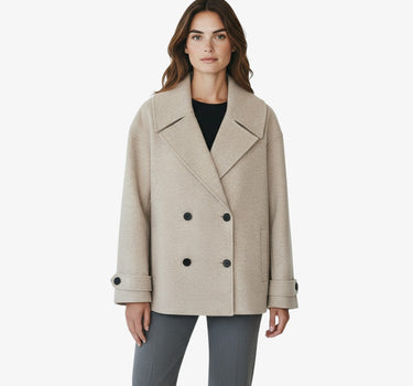 Manteau Trench Court en Laine - LIAR